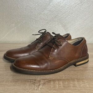 Original Penguin by Munsingwear Waylon Men’s 10 Oxford Brown Leather Dress Shoes